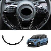 For Toyota Sienta Aqua Yaris Cross 2022 2023 Car Steering Wheel Panel Cover Trim Frame Sticker Accessories