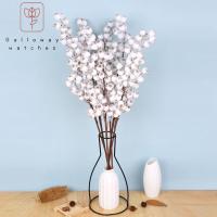 GALLOWAY สำหรับคริสต์มาสปีใหม่ DIY เทียม สีขาว ศิลปะดอกไม้ 1 ชิ้น สาขาเบอร์รี่ ลำต้นเบอร์รี่ ไม้ผล ต้นไม้หิมะ