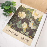 Spot parcel post Oil Painting R Style Door Mat 5mmPVC Thickened Entrance Foot Mat Non-Slip Stain-Resistant Car Mat Leather Floor Mat