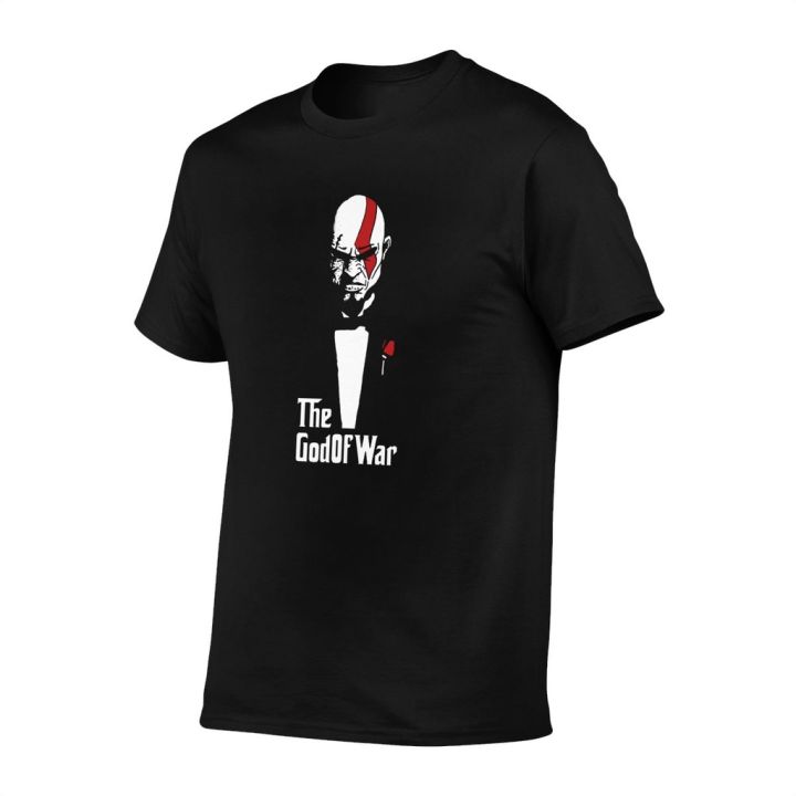 เสื้อยืดลําลอง-พิมพ์ลาย-the-god-of-war-godfather-kratos-สําหรับผู้ชาย