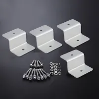 4pcs/set Metal Solar Panel Mounting Bracket Set Z-shaped Aluminum Roof Bracket Carvan Solar System installation accessories