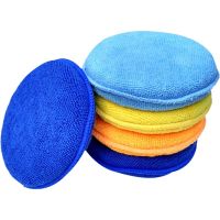 Car Wash Microfiber Cleaning Waxing Sponge Car Cleaning Sponge Applicator Car Wax Sponge Dust Remove Auto Care Polishing Pad