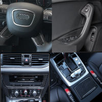 Carbon Fiber Car Interior Decoration Sticker For Audi A6 A7 2012 to 2018