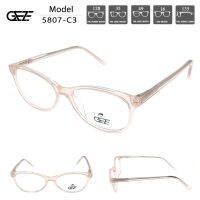 ?กรอบแว่นตา GEZE รุ่น 5807-C3 สีชมพู แว่นตาเปลี่ยนสี เมื่อออกแดด น้ำหนักเบา ใส่สบาย (บริการตัดเลนส์สายตาราคาถูก)