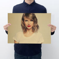 Star Taylor Swift A Vintage Kraft Paper Poster Bar Cafe Dormitory Decoration Painting Bedroom Wall Sticker