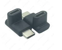 ขนาดเล็กแบบพกพา 90 องศามุมขวา USB 3.1 ประเภท C ชายหญิง Converter USB-C อะแดปเตอร์สำหรับ Samsung Huawei สมาร์ทโทรศัพท์ ( 1 ชิ้น )