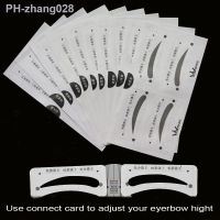 10pcs/set eyebrow sticker Grooming Kit beauty makeup tools eyebrow drawing shaper Template AC068