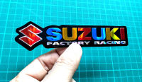 S01 SUZIKI ฟอย์สติ๊กเกอร์ แต่งรถ ติดรถ สติ๊กเกอร์ติดกระจก สำหรับ รถมอเตอร์ไซค์ Bigbike รถซิ่ง แต่งรถรถยนต์ รถกระบะ ติดข้างรถ จำนวน 2 แผ่น