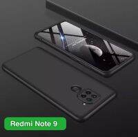 [ส่งจากไทย] Case Xiaomi Redmi Note9 เคสเสี่ยวมี่ เคสประกบหน้าหลัง แถมฟิล์มกระจก1ชิ้น เคสแข็ง เคสประกบ 360 องศา เคส Redmi Note 9 สวยและบางมาก สินค้าใหม่ สีดำสีแดง