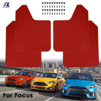 สำหรับ Focus ST RS SE Mk2 MK3 Mk3.5 MK4 2 3 4 ST170 ST250ชุดสีแดง Mud Flaps Mudflaps Splash Guards Mudguards Fender Flares