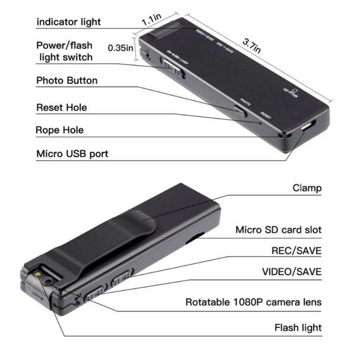 zp-z3มินิกล้องดิจิตอล-hd-ไฟฉายไมโครแคมแม่เหล็กตรวจจับการเคลื่อนไหวห่วงบันทึกโฮมออฟฟิศกล้องวีดีโอ