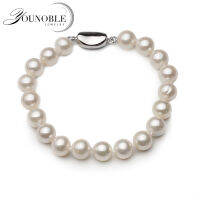 Good quality Real Natural Freshwater Round Pearl Bracelet Women,wedding Bracelet Girl Birthday Gift