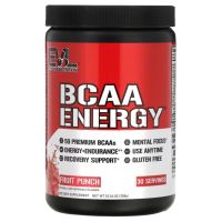 EVLUTION NUTRITION BCAA Energy(Powder), Fruit Punch, 10.16 oz (288 g.)