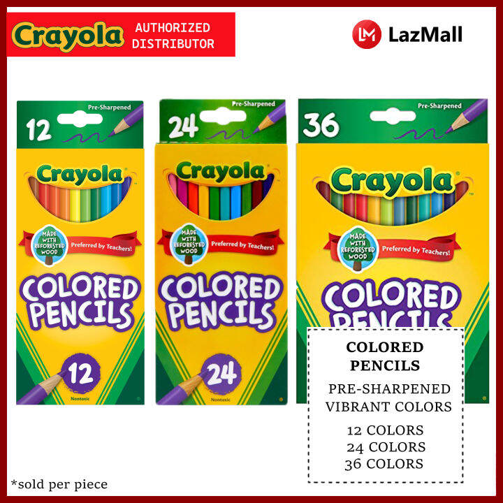Crayola Colored Pencil 12 & 24 Colored Pencils Lazada PH