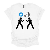 Battle of Threads, Twitter vs Threads, Show your preference shirt, thread tee, twitter shirt, Instagram shirt, threads