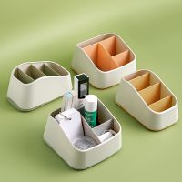 【CC】 Holder 4 Slot Desktop Storage TV Stationery Organizer