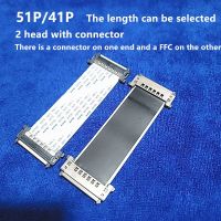 ;[- 41Pin 51Pin 4K HDTV LED LCD Cabo De Fita AWM 20706 20861 V VW-1 105C 60 With One End On The Same Side And Without The Other