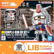 Model assembled Gundam 1 1 Gunpla Kun DX Set with Bonus Runner Ver