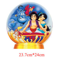 The Wonders of Aladdin patches สำหรับเสื้อผ้า DIY เสื้อยืด washable Iron ON Transfer Designs แพทช์ปักสำหรับเสื้อผ้า