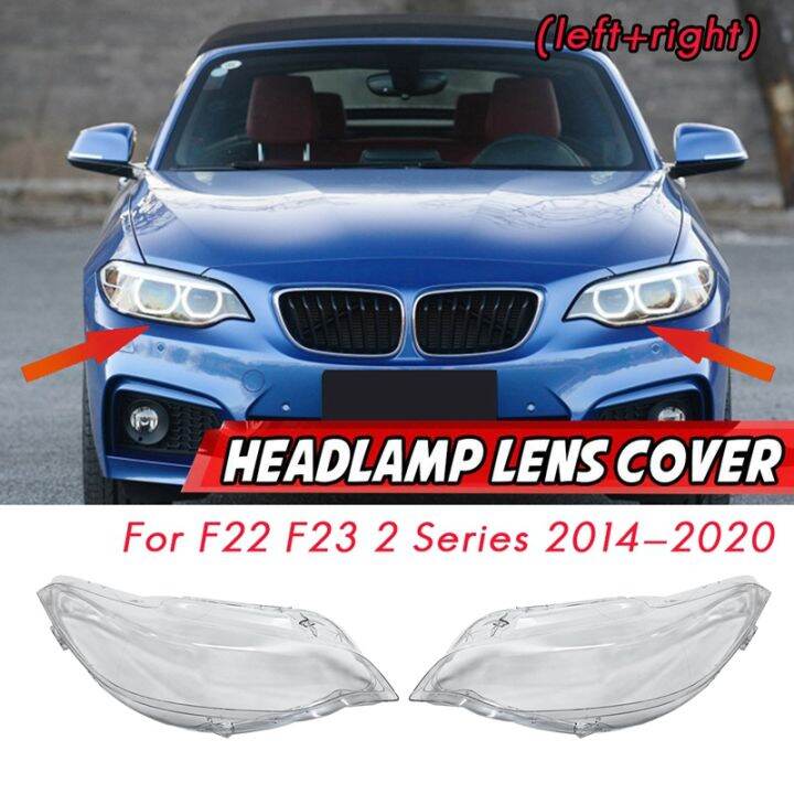 for-bmw-f22-f23-2-series-2014-2019-side-car-headlight-lens-cover-head-light-lamp-transparent-lampshade-shell-glass