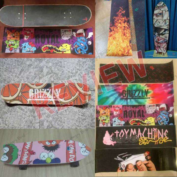 กระดาษทราย-griptape-กระดาษทรายสเก็ตบอร์ด-กระดาษทรายสเก็ต-กระดาษทรายกันลื่น-สำหรับสเก็ตบอร์ด-ขนาด84x23-cm-กริปเทป-กระดาษทรายติดสกู๊ตเตอร์