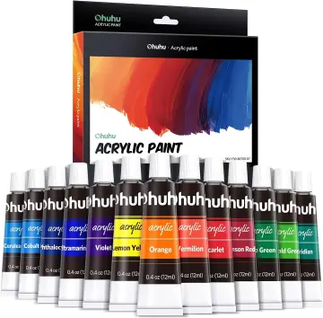 Watercolor Paint Tubes, 36 Water Colors (12ml, 0.42oz) Art Watercolors  Painting