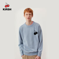 [KIRSH] UNI MIDDLE BLACK CHERRY ROUND KNIT SHIRT KA