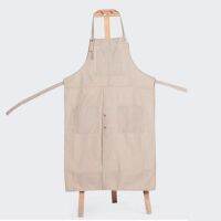 Pottery Apron Durable Canvas Adult Anti-Fouling Full Cover Anti-Oil Painting DIY Ceramic Sculpture Mud-retaining Canvas Apron Aprons