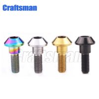 6Pcs Titanium Bolt Screw M6 X 20mm Tapered Ball Allen Key Head Bolts for Yamaha Motorcycle Brakes Nails Screws Fasteners