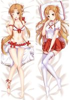 ดาบศิลปะออนไลน์ Asuna Dakimakura อะนิเมะสองด้านพิมพ์กอดร่างกายยาวปลอกหมอน Kawaii Otaku Waifu LOLI ปลอกหมอน