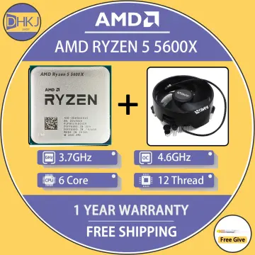 AMD Ryzen 5 5600X R5 5600X 3.7 GHz Six-Core twelve-Thread 65W CPU