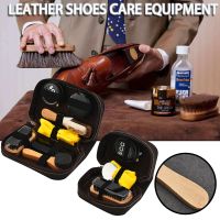 【hot】 7Pcs/Set Leather Shoes Set Shoe Sponge Cleaning Polishing ！ 1