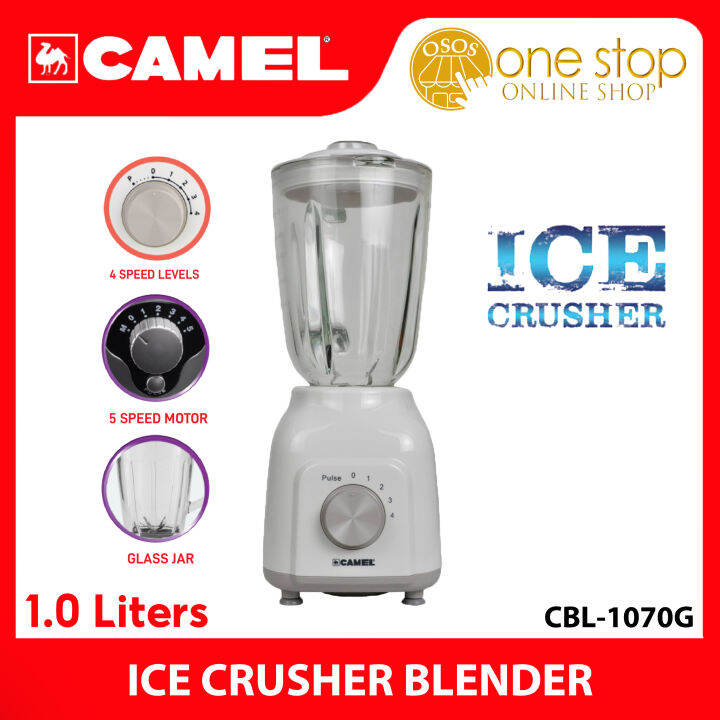 Camel Appliances Ice Crushing Blender 1.0L CBL1070G •OSOS• Lazada PH