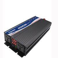 Ygdgs อินเวอร์เตอร์เพียวไซน์เวฟ,อินเวอร์เตอร์ไฟฟ้ากระแสตรง12V 24V 48V 60V เป็น AC 110V 220V 3000W 4000W 5000W อินเวอร์เตอร์รถจอแสดงผลดิจิทัลแบบ Doule