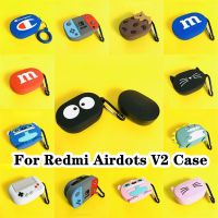 【Discount】 For Redmi Airdots V2 Case Cartoon Simple for Redmi Airdots V2 Casing Soft Earphone Case Cover