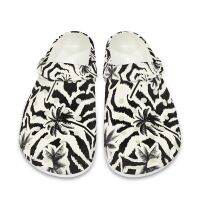 Hot Summer Man Zebra Leopard Pattern Print Shoes Hole Slippers Slip On For Boys High Heel Sandals Fashion Platform Garden Shoes