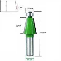 【Big-promotion】 MULTI DEAL 1Pc 12MM 1/2 "Shank Chamfer Router Bit 11.25 15 22.5 30 45องศาเครื่องตัดสำหรับเครื่องไม้ MC03232