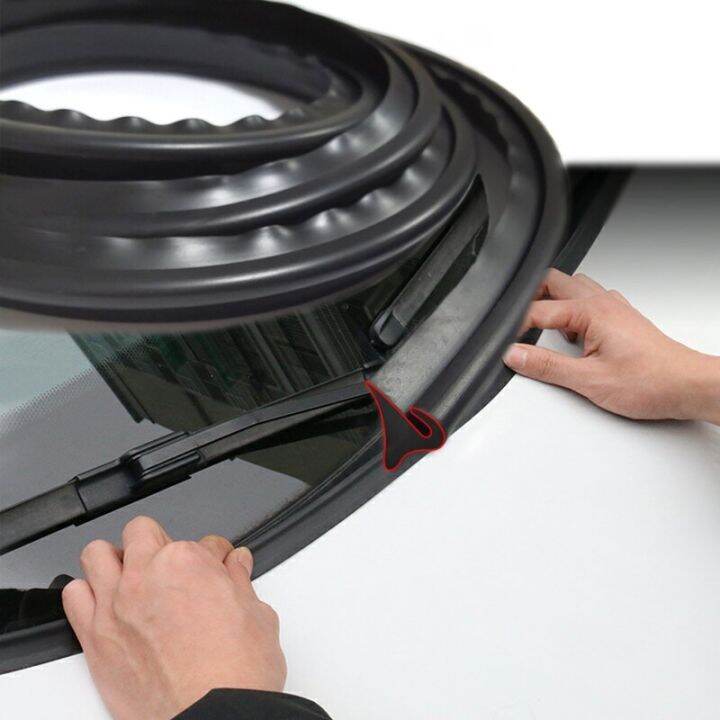 【DT】1.8M Car Window Sealant Rubber Protector Seal Strip Trim Auto Front