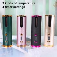 1 Set Cordless Curler LCD Screen Handheld Curler Fast Heating Hair Curler ABS Wireless Automatic Curling Tools for Women