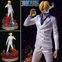 Model โมเดล Figure ฟิกเกอร์ จาก One Piece The Movie Stampede วันพีซ เดอะมูฟวี่ เต็มพิกัดสลัดจอมลุย วันพีช Vinsmoke Sanji ซันจิ วินสโมค 1/5 White สูง 38 cm LED Ver Anime อนิเมะ การ์ตูน คอลเลกชัน ของขวัญ จากการ์ตูนดังญี่ปุ่น New Collection ตุ๊กตา manga