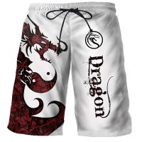 (ETX)Cool Tiger Lion Wolf Summer Swimwear Shorts Comfortable Surf Board Shorts Quick Dry Swimsuit Sport Trunks Mens Beach Shorts Boy