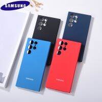 {OLI STUDIO} Original SamsungS22 Ultra/Plus กรณี A22 A32 A52 A72 A51ซิลิโคน Soft Full ProtectPreventorShell