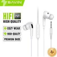 BAVIN HX839 Earphone HiFi Stereo Headsets Game Sports Music Phone Wire-control Headset w/ Microphone