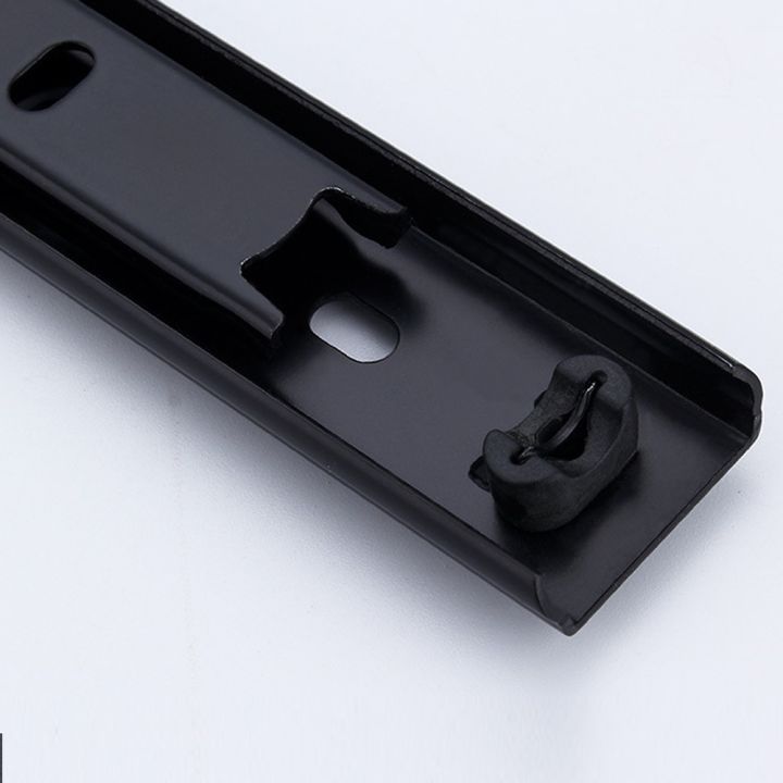 drawer-slide-rail-black-thicken-two-sections-slide-8-inch-20-inch-ball-guide-drawer-slide-furniture-hardware-fittings