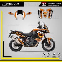 MCHMFG for Custom Team Graphics Backgrounds Decals Stickers Kit For KTM ADV 17-20 1290 ADV-R ADV-S Decals Stickers