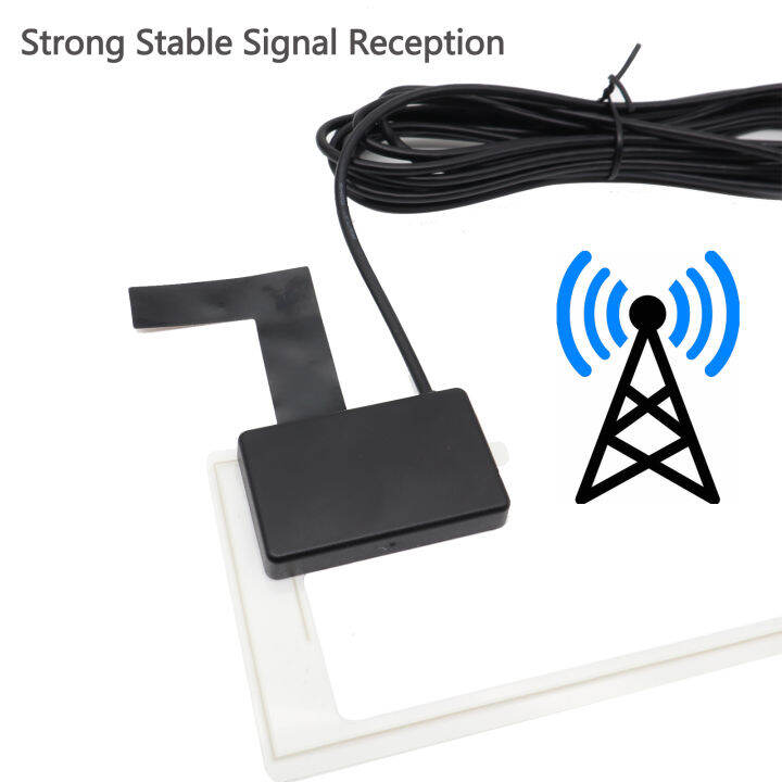 cashcow-สำหรับ-pioneer-jvc-1ชิ้นสากล-dab-ดิจิตอลรถวิทยุเสาอากาศ-smb-กระจกหน้าต่างเมาในตัวเพิ่มความแรงสัญญาณ