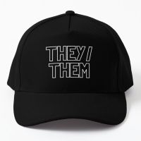 They Them Pronouns Baseball Cap Hat Fish Summer Sun Hip Hop Outdoor Black Sport Spring

 Solid Color Women Printed Bonnet Mens