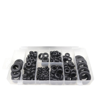 180Pcs ยาง Grommet รถฟิวส์อุปกรณ์เสริม8ขนาดยอดนิยม Grommet ปะเก็นสำหรับปกป้องลวด Multi-ขนาด Practical