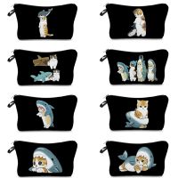 【CW】♈❇  Cartoon Set Print Womens Ladies Purse Organizer Insert Female Toilet Makeup