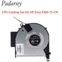 Padarsey เปลี่ยนแล็ปท็อป CPU พัดลมทำความเย็นสำหรับอุปกรณ์เติมหมึก HP X360 15-CN 15-cn0001la 15-CP 15M-CP L20107-001 L35269-001 L23569-001Jiachuan